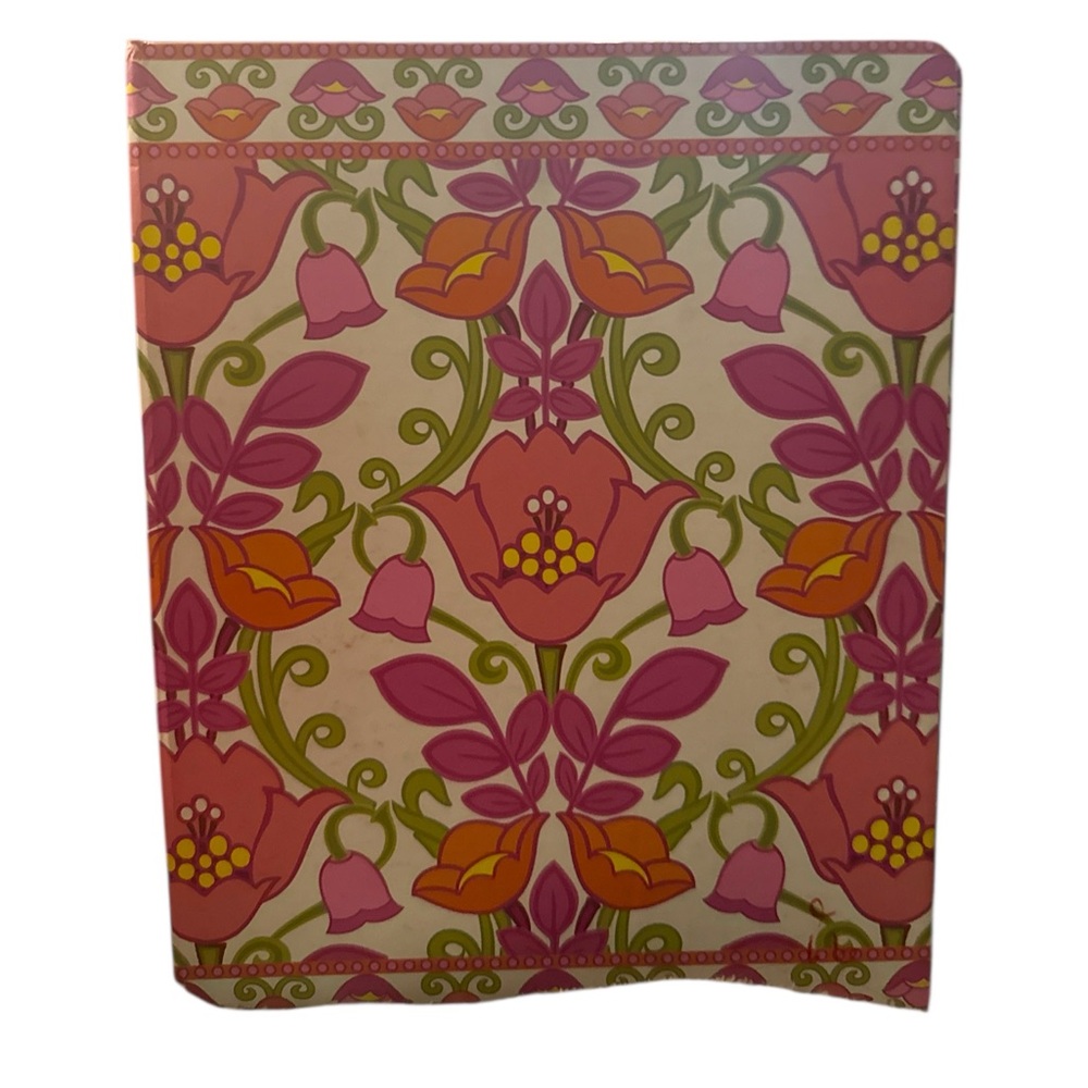 Vera Bradley Retired Floral Print Patterned Notebook/Photoalbum/scrapbook
